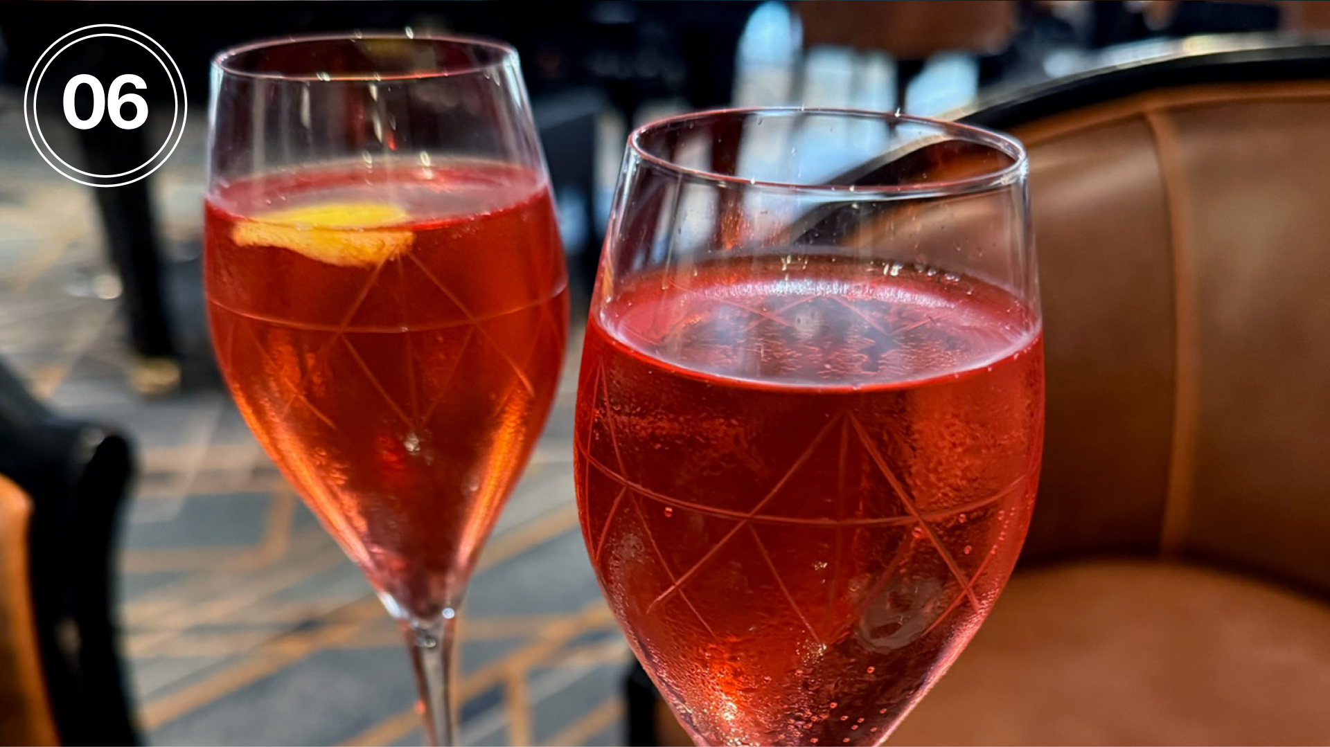 cocktail with garnish